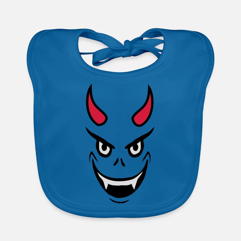 Conception du visage du diable maléfique Bavoir bio Bébé