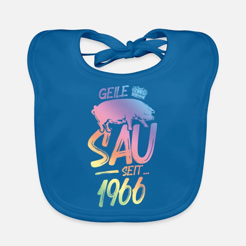 1966 Geile Sau Baby Bio-Lätzchen