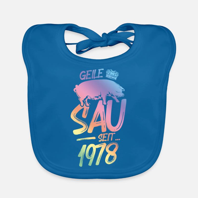 1978 Geile Sau Baby Bio-Lätzchen