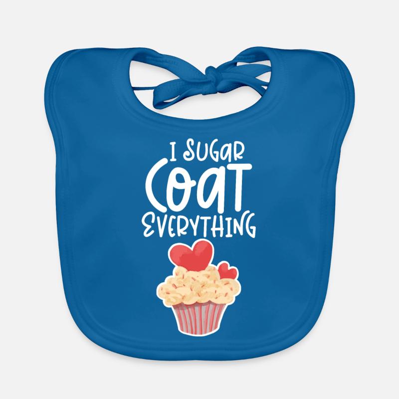 I Sugar Coat Everything Bavoir bio Bébé