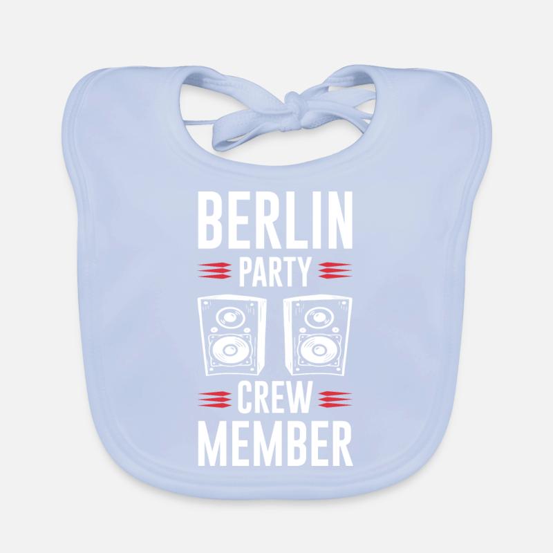 Berlin Party Crew Baby Bio-Lätzchen