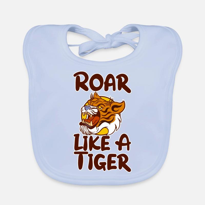 Rugir comme un tigre 2 Bavoir bio Bébé