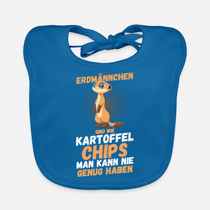Erdmännchen Baby Bio-Lätzchen