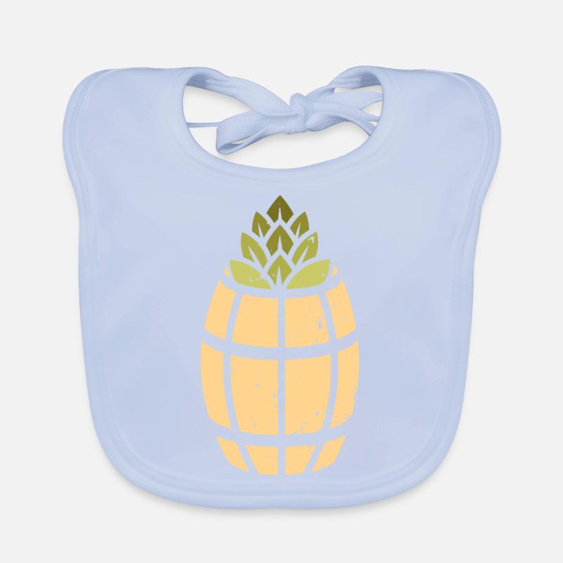 Logo de l’ananas Bavoir bio Bébé