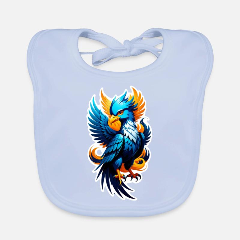 Phönix - Phönix - Feuervogel Baby Bio-Lätzchen