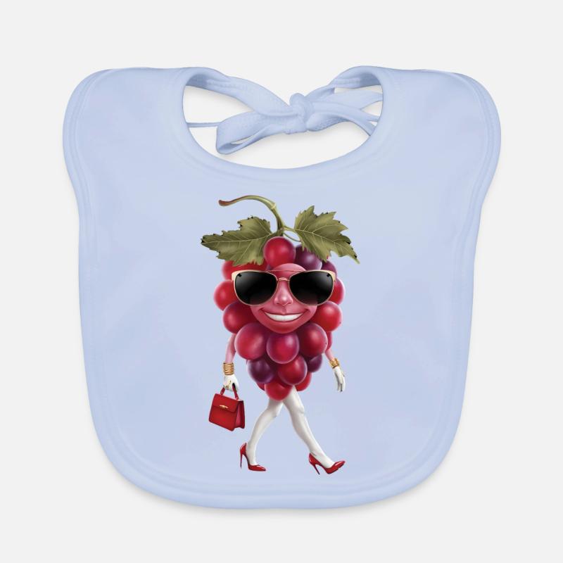 Frauen Trauben Baby Bio-Lätzchen