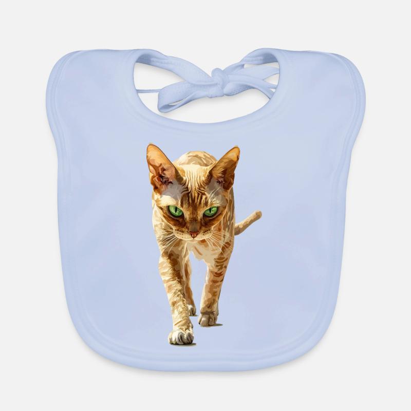 Devon Rex Baby Bio-Lätzchen