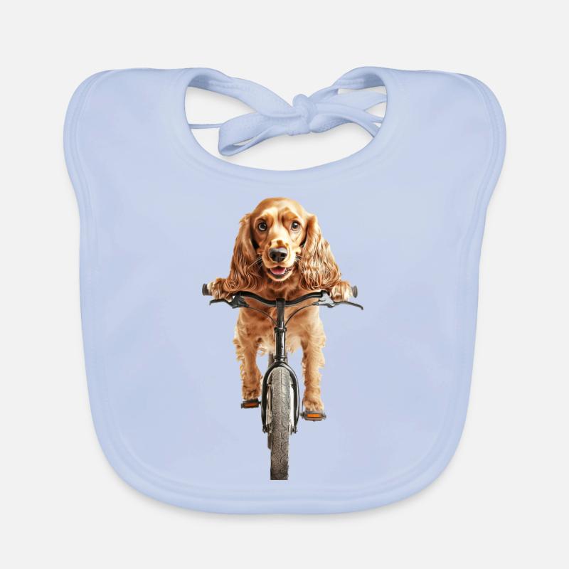 Cocker Spaniel Baby Bio-Lätzchen