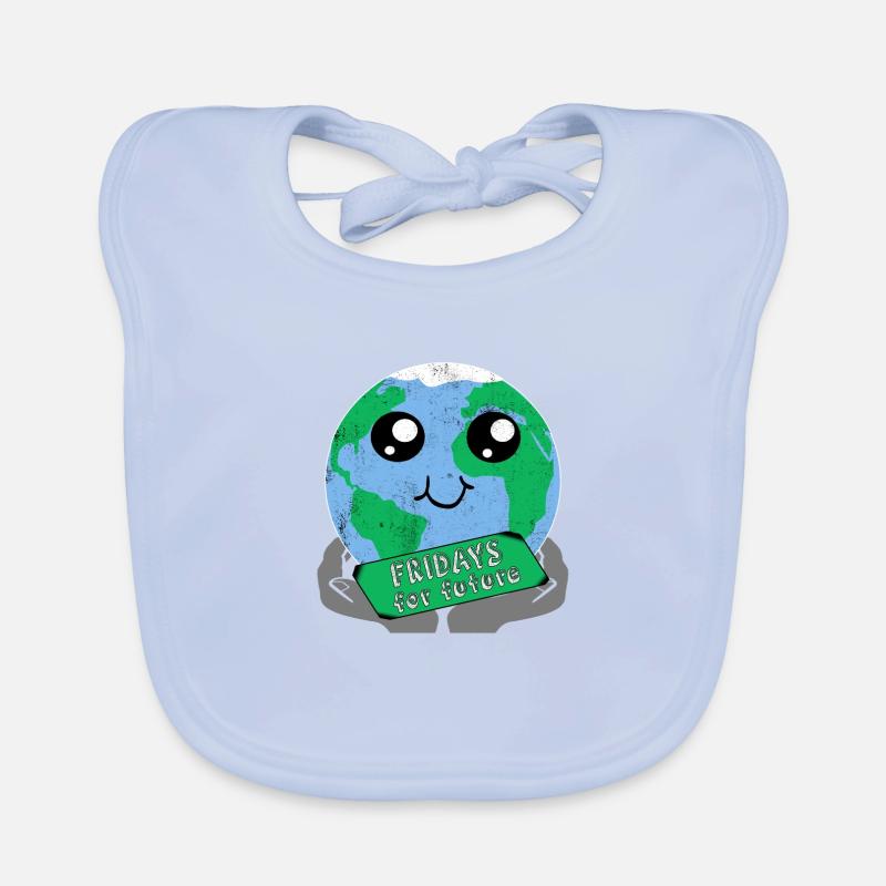 Fridays For Future Stop Climate Change Save Gift Organic Baby Bibs