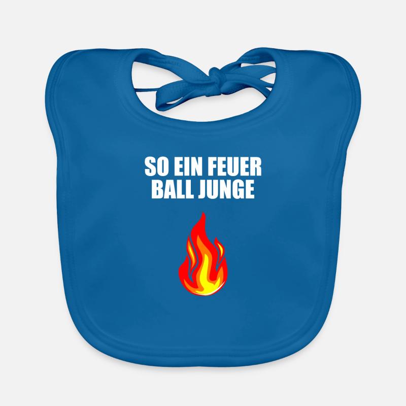 So ein Feuerball Junge Baby Bio-Lätzchen