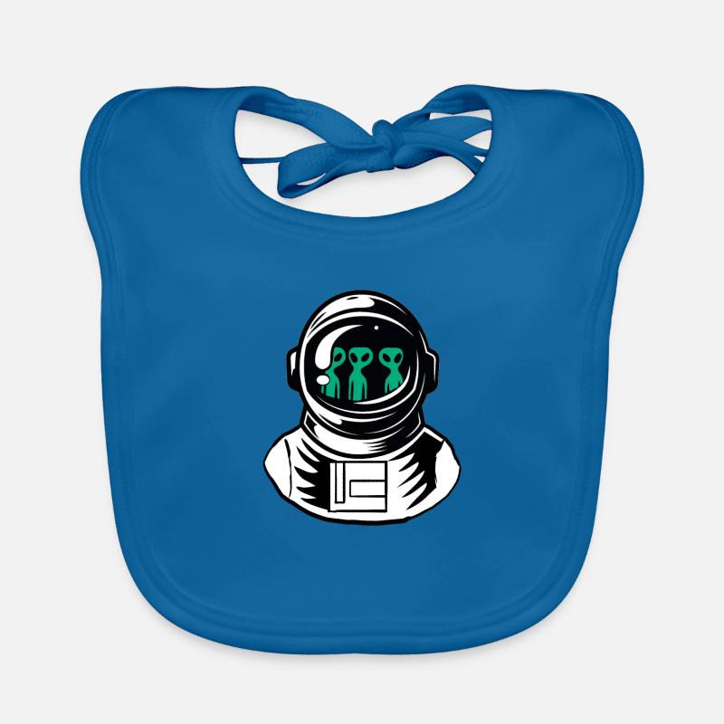 Alien Ufo Grey Et Extraterrestrial Spaceman Gift Organic Baby Bibs
