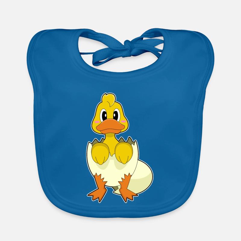 Duck Eggshell Organic Baby Bibs