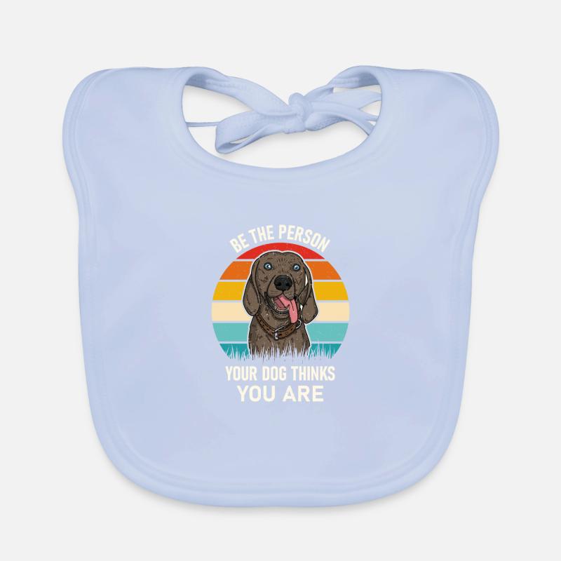 Weimaraner Welpe Hundehalter Hundefreund Baby Bio-Lätzchen