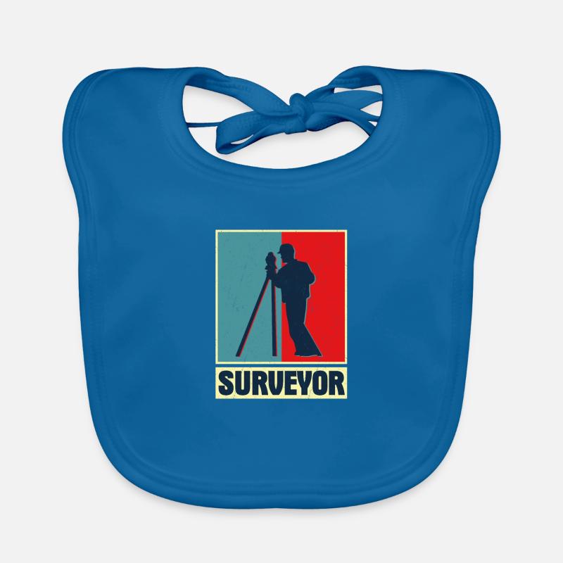 Surveyor Profession Surveying Surveyor Organic Baby Bibs