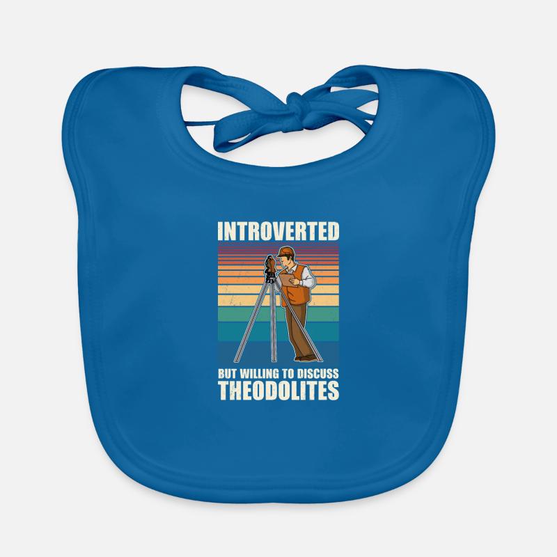 Geodesy Profession Training Surveyor Organic Baby Bibs