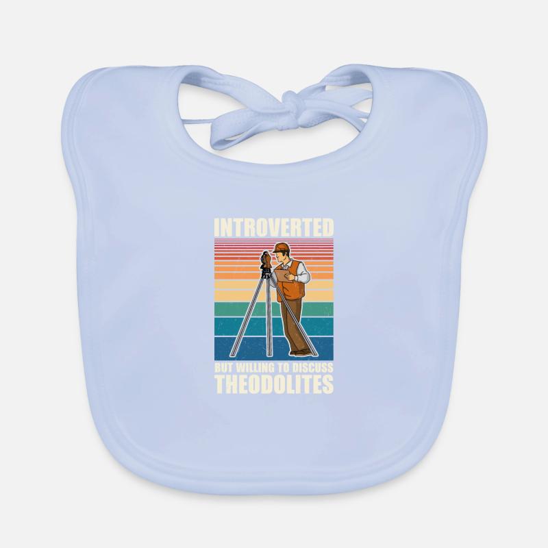 Geodesy Profession Training Surveyor Organic Baby Bibs