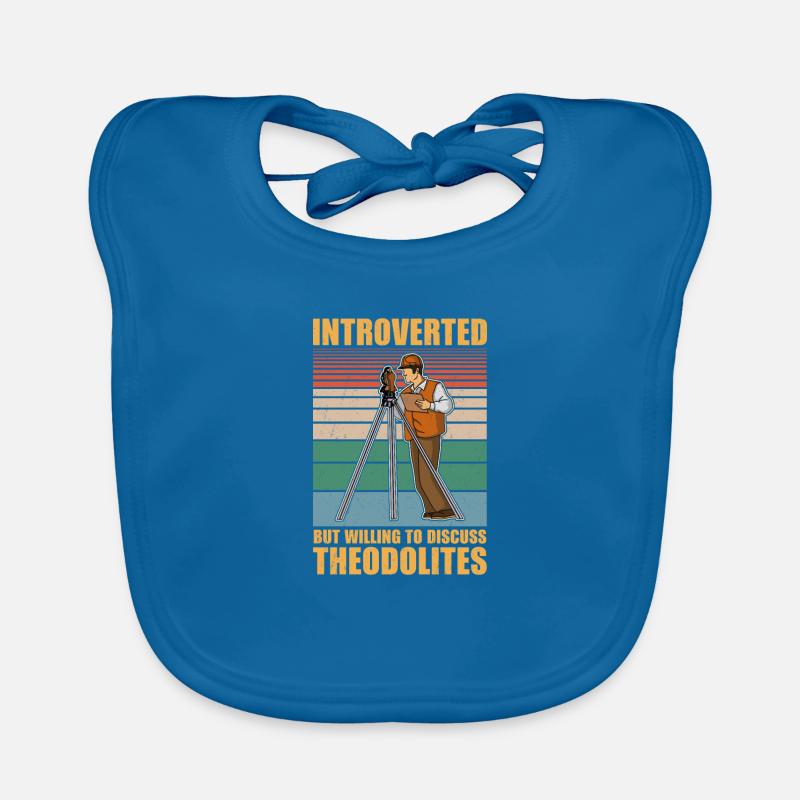 Geodesy Profession Training Surveyor Organic Baby Bibs