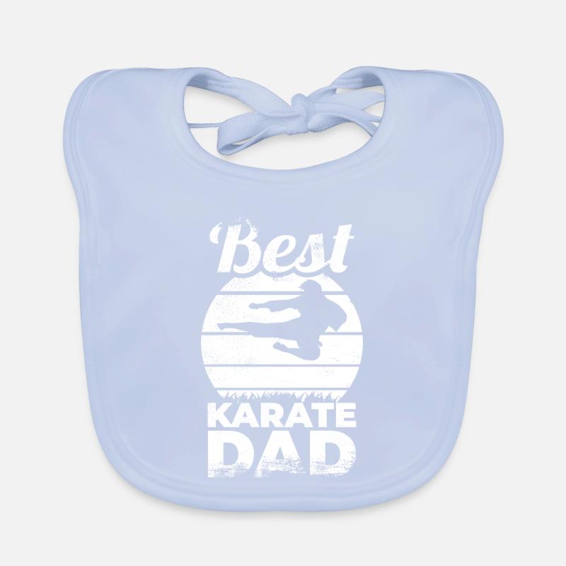 Bester Karate Vater Baby Bio-Lätzchen