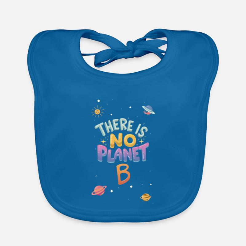 Pas de planète B cosmique Bavoir bio Bébé