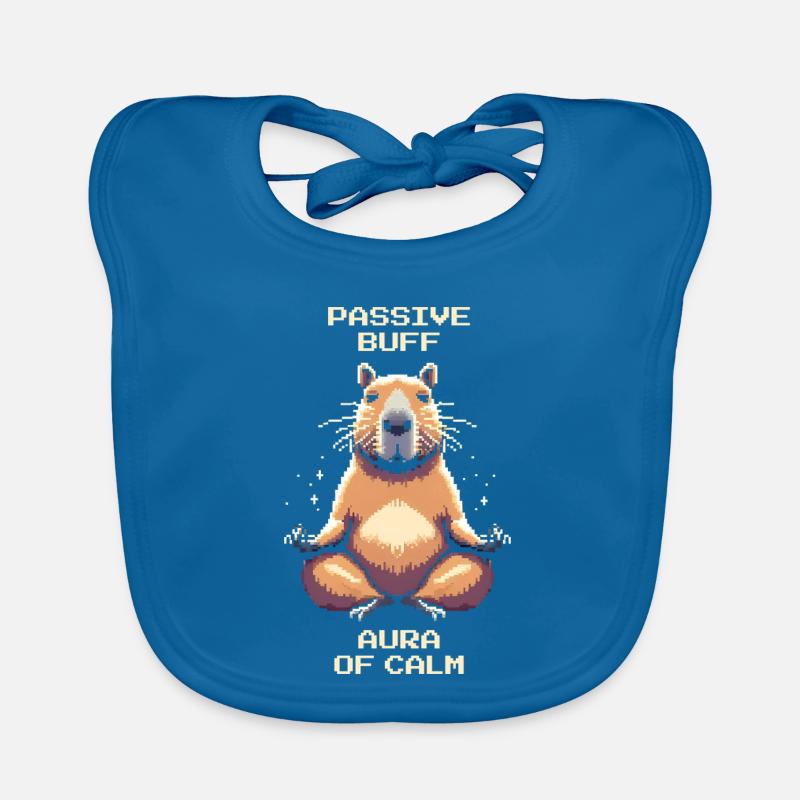 Passive Stärkung: Aura der Ruhe | Capybara Baby Bio-Lätzchen