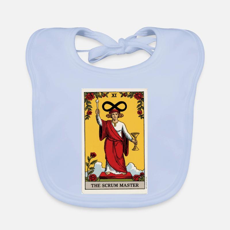 Das Infinity Tarot Scrum Master Design Baby Bio-Lätzchen