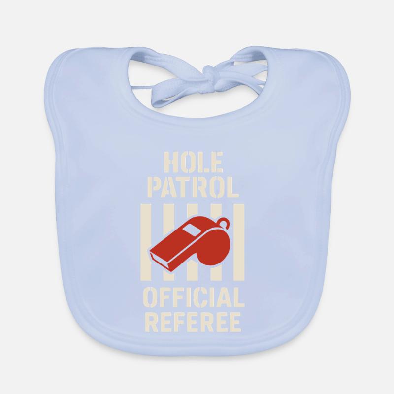 Cornhole Refere Official Referee Organic Baby Bibs