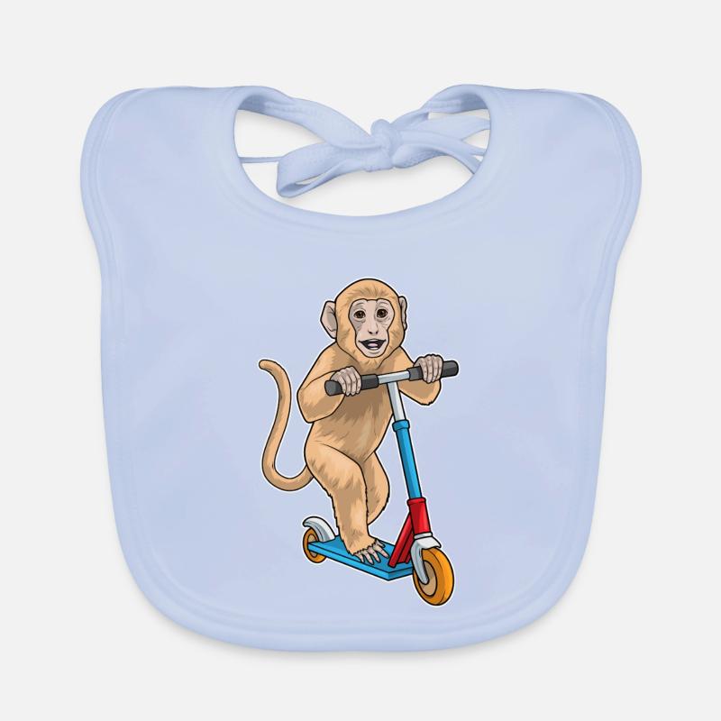 Affe Tretroller Baby Bio-Lätzchen