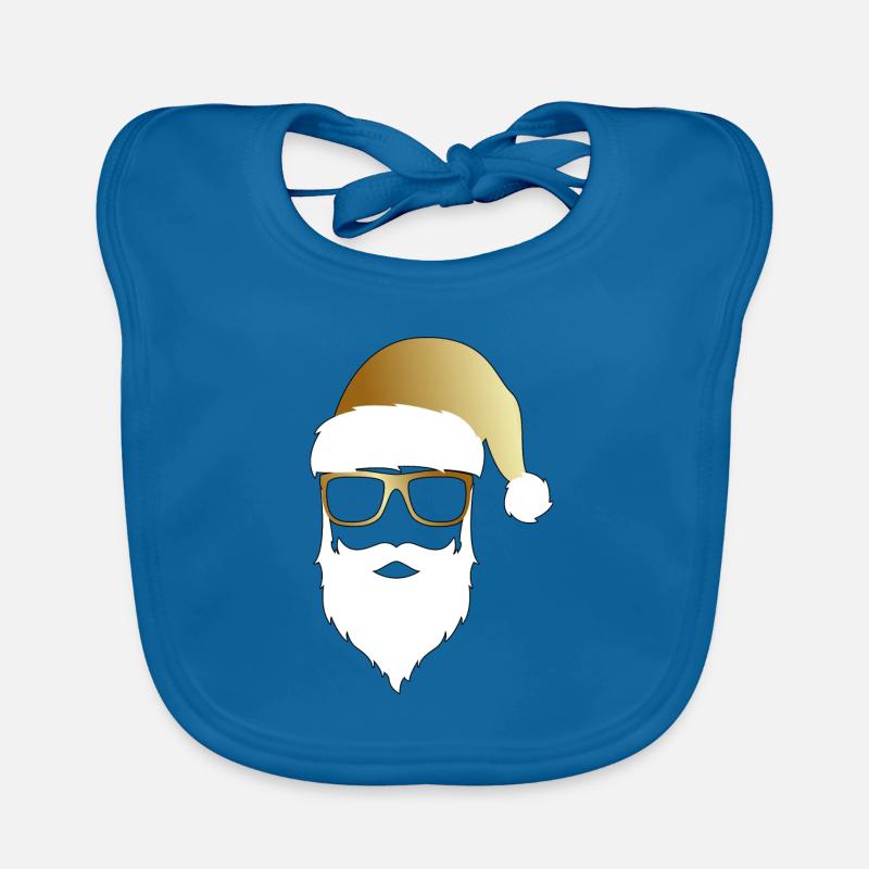 Weihnachtsmann Baby Bio-Lätzchen