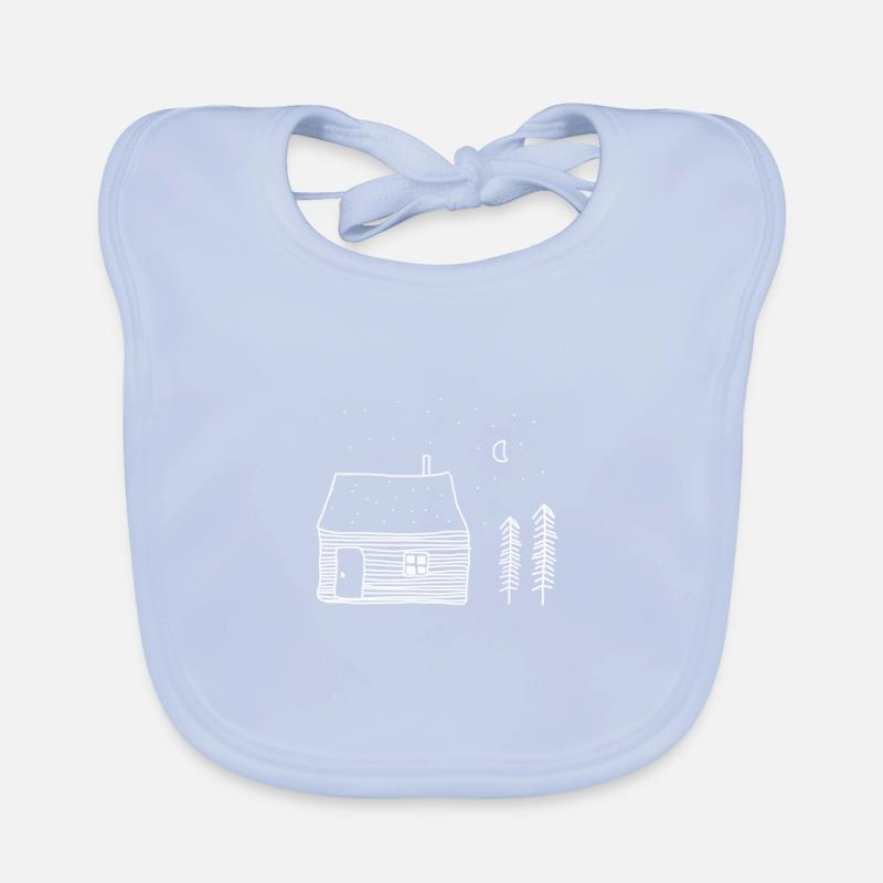 Hutte solitaire Bavoir bio Bébé