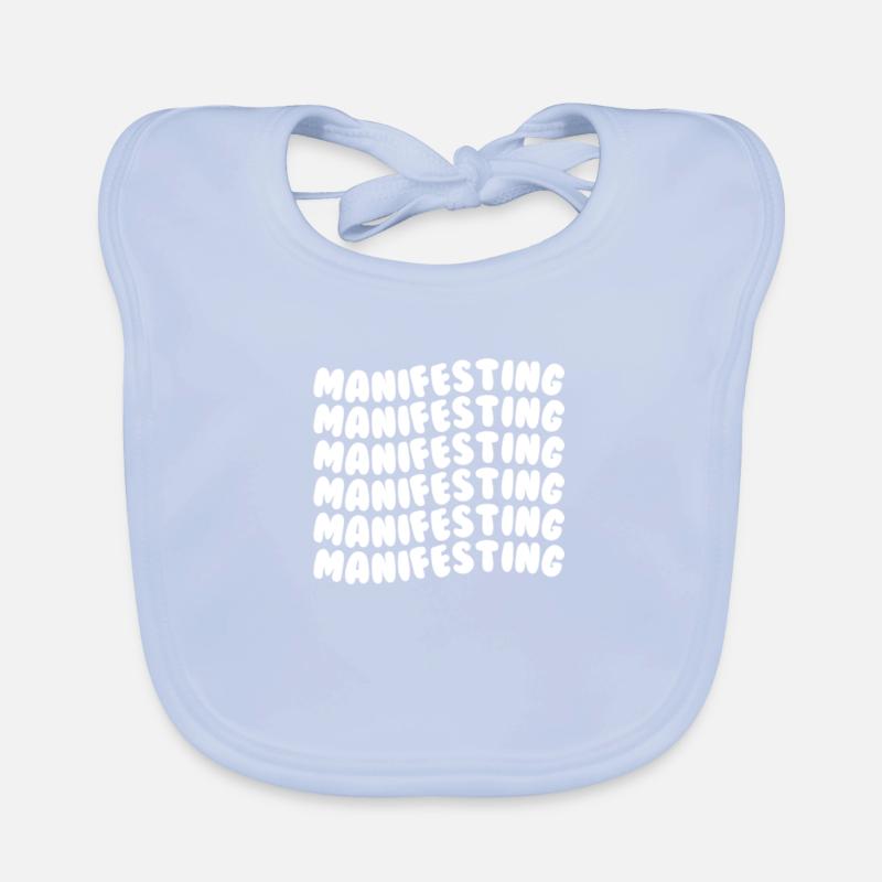 Manifester le blanc Bavoir bio Bébé