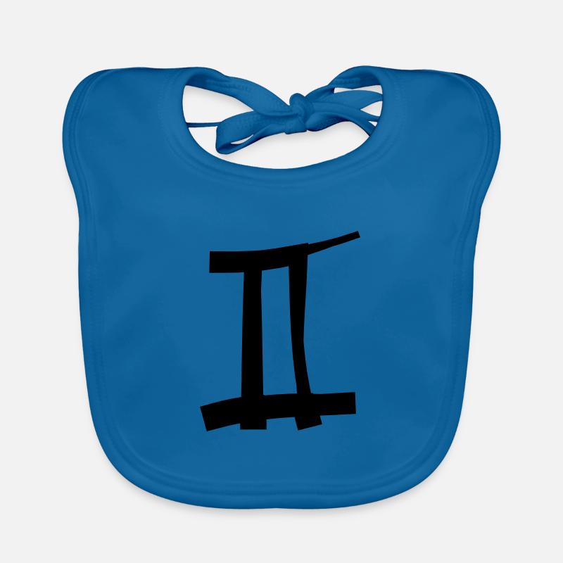 Zwilling Sternzeichen Baby Bio-Lätzchen