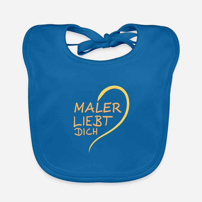 Maler Baby Bio-Lätzchen