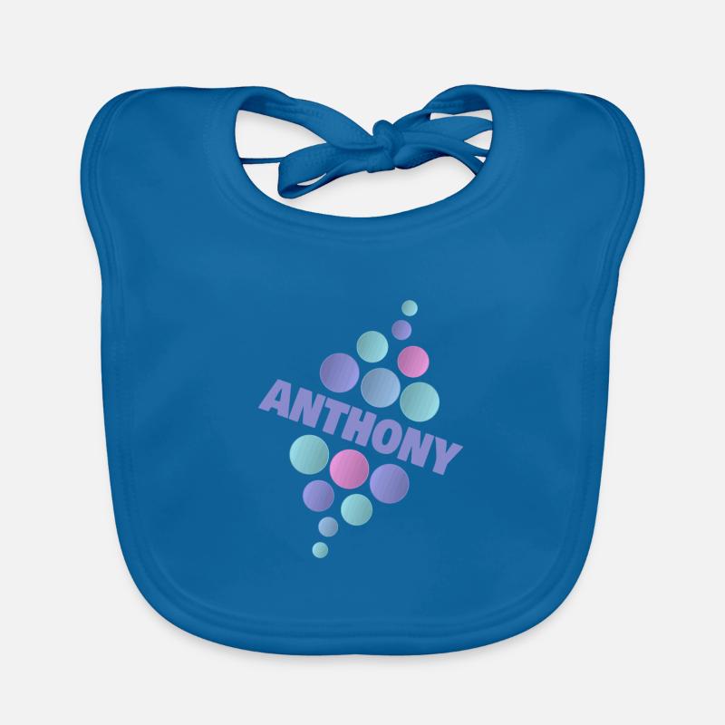 Pet Pet First name Anthony Organic Baby Bibs