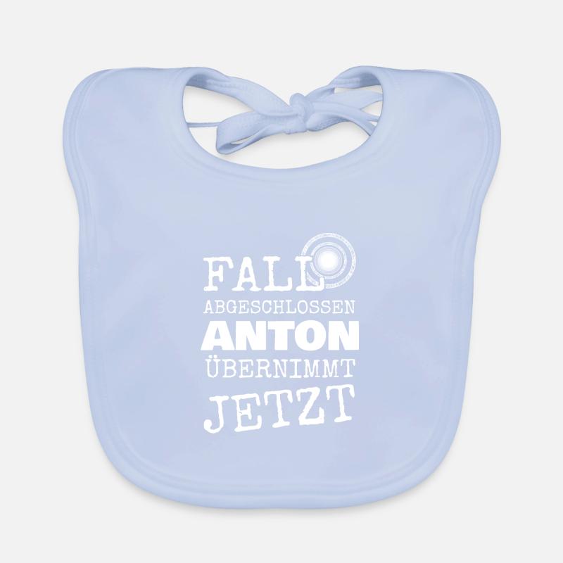Anton comme prénom Bavoir bio Bébé