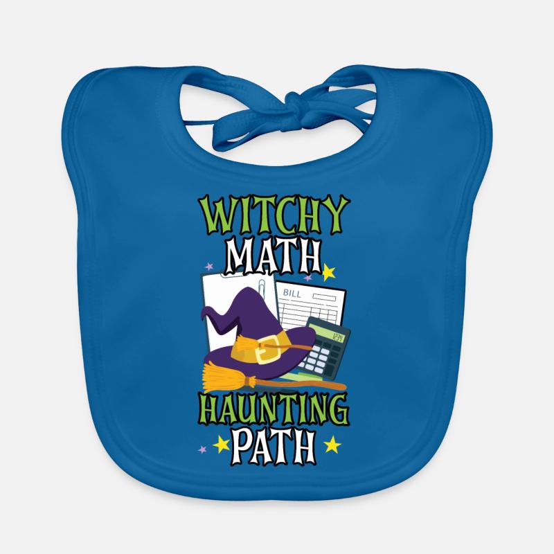 Witch Math Haunted Path Comptable Halloween Bavoir bio Bébé