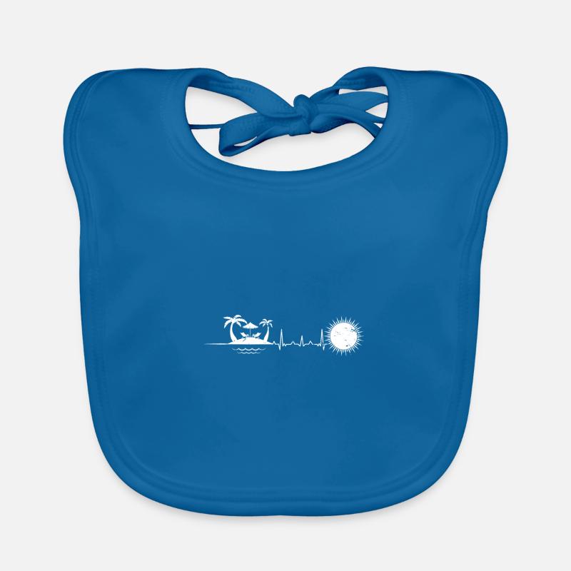 Cool cadeau de soleil de plage de vacances d'été Bavoir bio Bébé