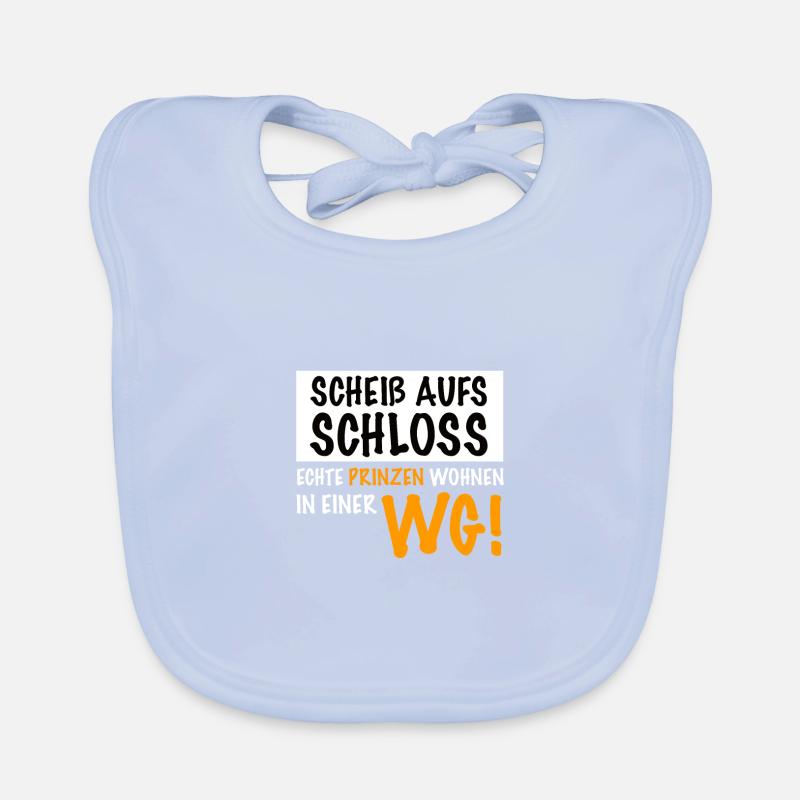 Mitbewohner Mitbewohnerin WG Geschenkidee Baby Bio-Lätzchen