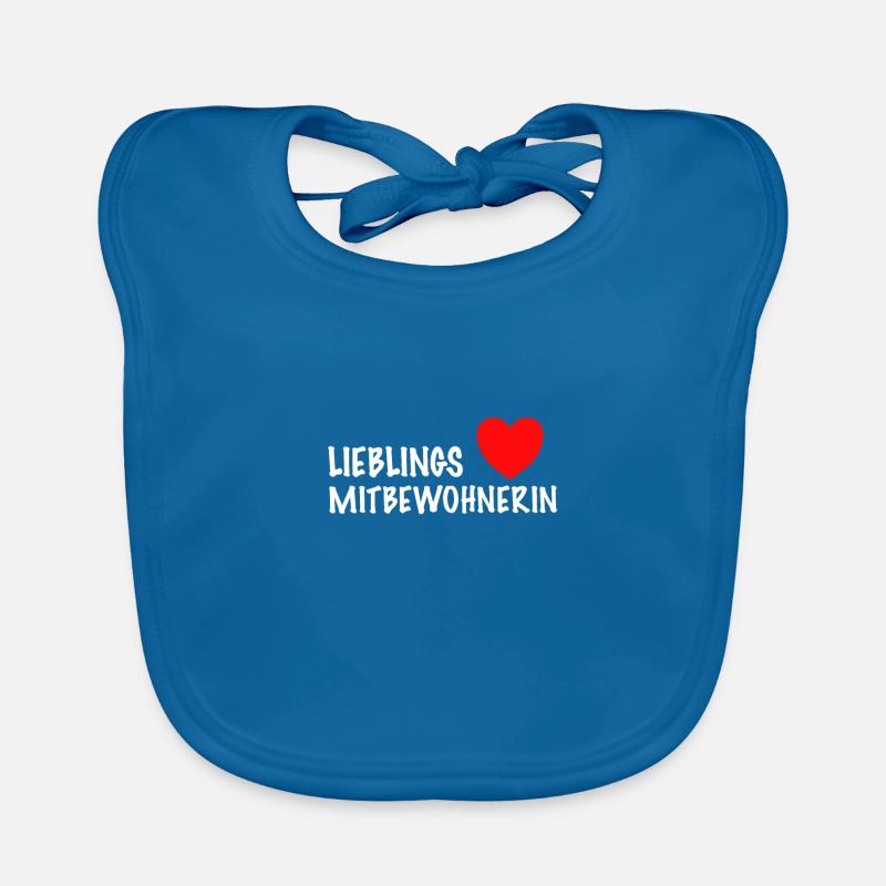 Lieblings Mitbewohnerin WG Geschenkidee Baby Bio-Lätzchen