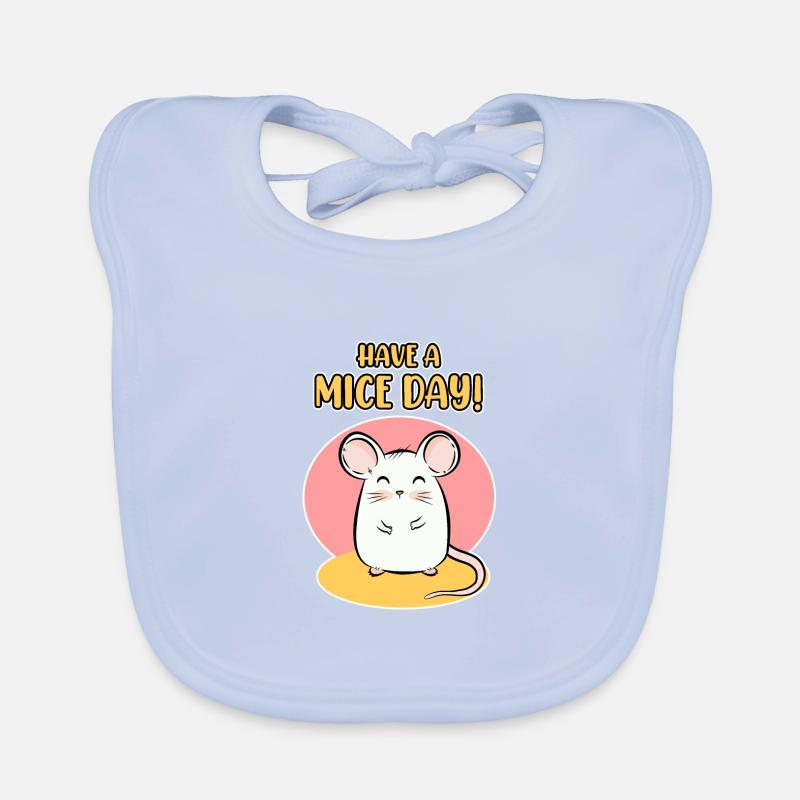 Mouse Organic Baby Bibs