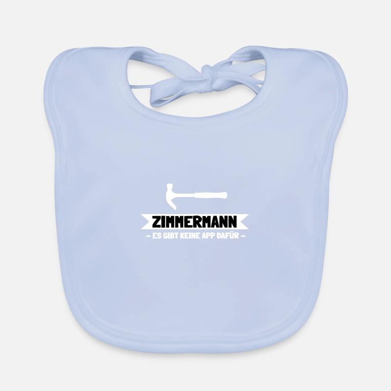 Zimmermann Zimmerer Zimmerei Baby Bio-Lätzchen