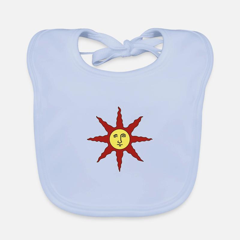 Praise the Sun - Git Gud Bonfire Gaming Organic Baby Bibs
