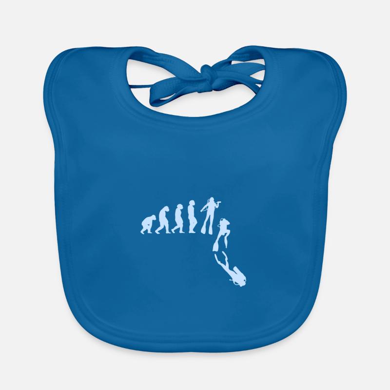 Scuba diver diver Organic Baby Bibs
