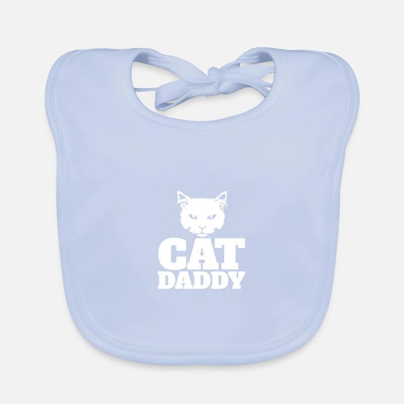 Papa chat Bavoir bio Bébé