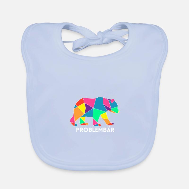 Problembär Bär Problem Geschenk Krawallmacher Baby Bio-Lätzchen