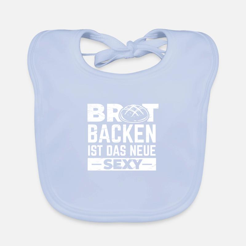 Bäcker | Brot Backen Hobby Bäckerin Küche Geschenk Baby Bio-Lätzchen