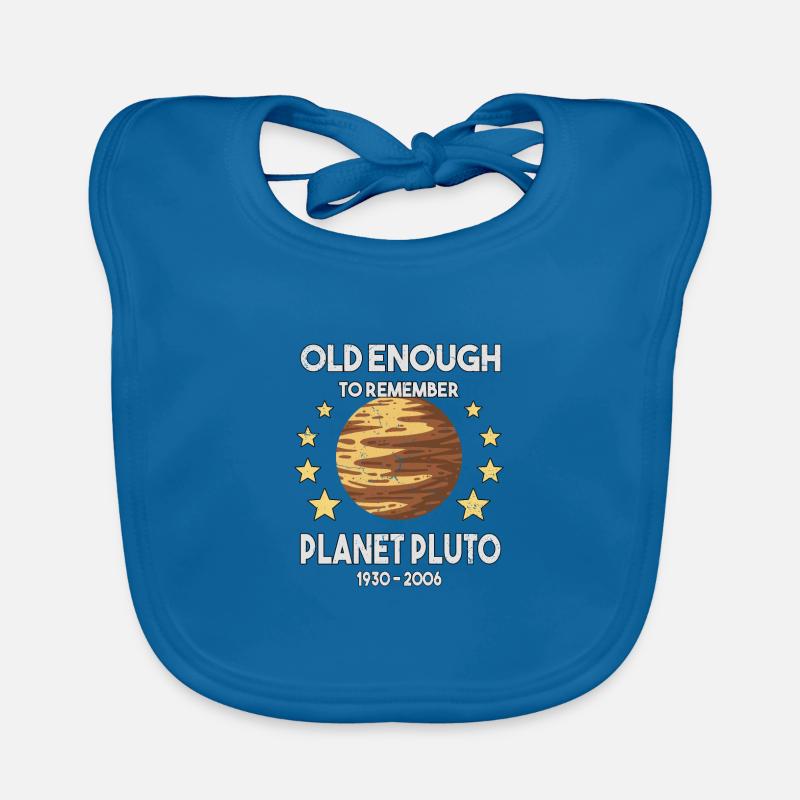 Pluto Planet Pluto Day Pluto Day Stars Organic Baby Bibs