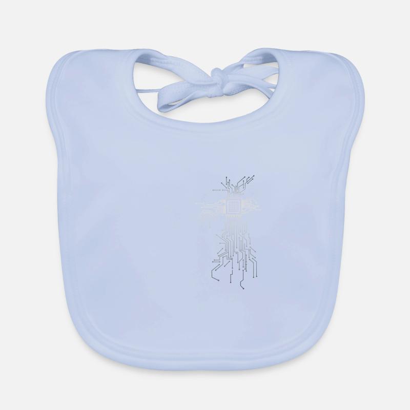 PCB Platines Layout CPU Herz Computer Admin Nerd Bavoir bio Bébé