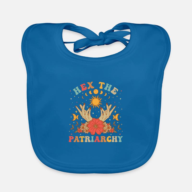 Hex Le Patriarcat Féminisme Sorcier Automne Bavoir bio Bébé