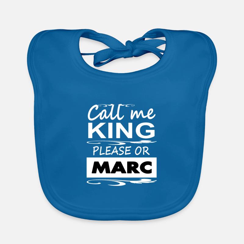 Ich heiße Marc ich bin Marc Vorname Marc Geschenk Baby Bio-Lätzchen