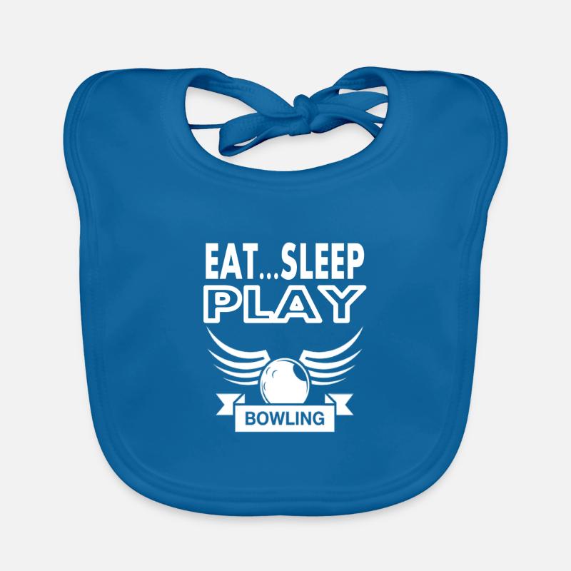 Bowling Bowling Alley Gift Organic Baby Bibs